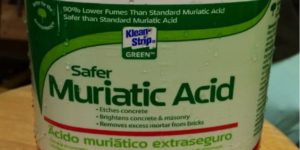 can you use muriatic acid to clean the toilet