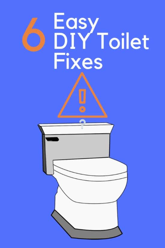 6 easy DIY toilet fixes